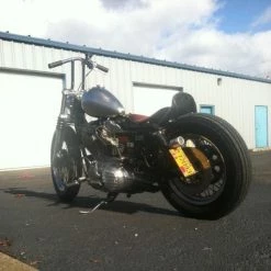 Cycle Standard Fat Bob Steel Fender-Left Side Chain Relief -Biltwell Shop large 1146 fat bob steel chopper fender photo 8