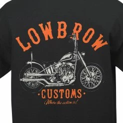 Lowbrow Customs Harley Knucklehead T-Shirt -Biltwell Shop large 1532 lowbrow customs knucklehead chopper t shirt 3