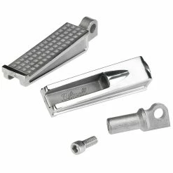Biltwell Sanderson Cast Polished Stainless Foot Pegs