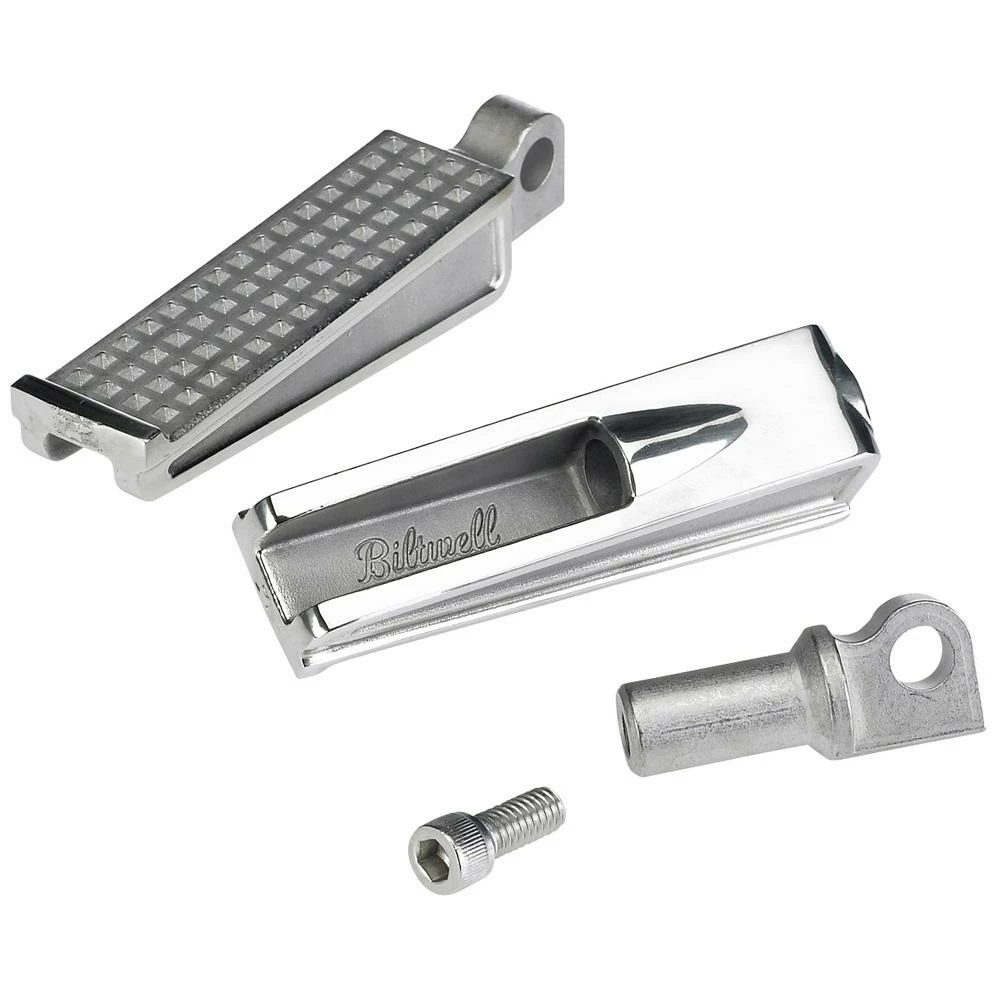 Biltwell Sanderson Cast Polished Stainless Foot Pegs 1 Biltwell Sanderson Cast Polished Stainless Foot Pegs