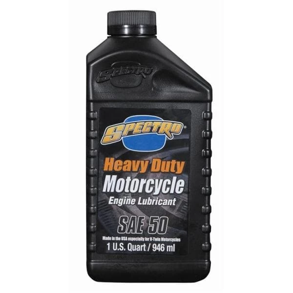 Spectro Oil Heavy Duty Straight 50 Weight Motorcycle Oil - 1 Qt. Bottle 1 Spectro Oil Heavy Duty Straight 50 Weight Motorcycle Oil - 1 Qt. Bottle