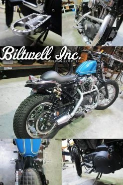 Biltwell Mushman Foot Pegs- H-D - Cast Polished Stainless -Biltwell Shop large 2375 biltwell mushman pegs