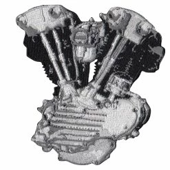 Lowbrow Customs HD Knucklehead Motor / Engine Patch