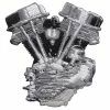 Lowbrow Customs HD Panhead Motor / Engine Patch