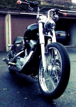 Lowbrow Customs 39mm Fork Shrouds - Raw Steel - Harley-Davidson Sportsters 24 Lowbrow Customs 39mm Fork Shrouds - Raw Steel - Harley-Davidson Sportsters -Biltwell Shop large 2738 39mmforkshroudsinstalled chrome