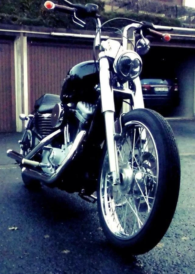 Lowbrow Customs 39mm Fork Shrouds - Raw Steel - Harley-Davidson Sportsters 10 Lowbrow Customs 39mm Fork Shrouds - Raw Steel - Harley-Davidson Sportsters - Image 10