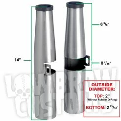 Lowbrow Customs 39mm Fork Shrouds - Raw Steel - Harley-Davidson Sportsters 17 Lowbrow Customs 39mm Fork Shrouds - Raw Steel - Harley-Davidson Sportsters -Biltwell Shop large 2738 large lowbrow 39mm sportster fork shrouds specs