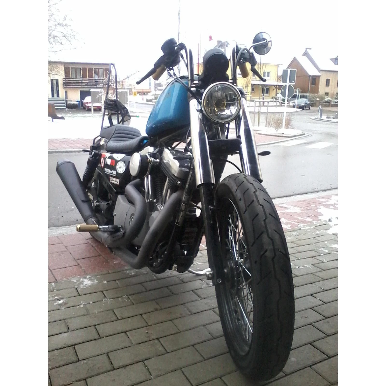 Lowbrow Customs 39mm Fork Shrouds - Raw Steel - Harley-Davidson Sportsters 8 Lowbrow Customs 39mm Fork Shrouds - Raw Steel - Harley-Davidson Sportsters - Image 8