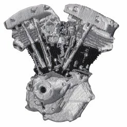 Lowbrow Customs HD Shovelhead Motor / Engine Patch