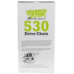 Lowbrow Customs 530 Motorcycle Drive Chain - 120 Links With 2 Master Links -Biltwell Shop large 3055 lowbrow customs 530 drive chain 130 link 3