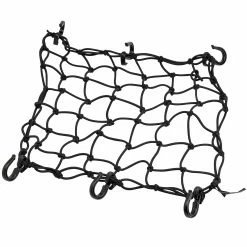 Powertye Adjustable Cargo Net- Black - 15 X 15 Inch