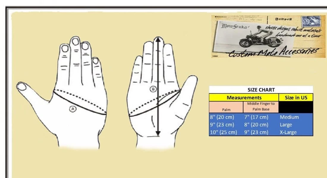 MotoStuka Shanks Gloves - Bronze 7 MotoStuka Shanks Gloves - Bronze - Image 7