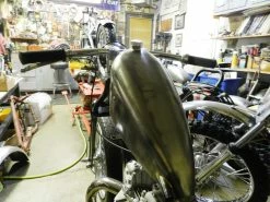 Lowbrow Customs Narrow Sporty Frisco Gas Tank 2.5 Gallon 28 Lowbrow Customs Narrow Sporty Frisco Gas Tank 2.5 Gallon -Biltwell Shop large 3352 sporty frisco tank mounted 3