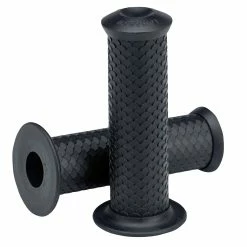 Lowbrow Customs Fish Scale Grips - Black - 1inch