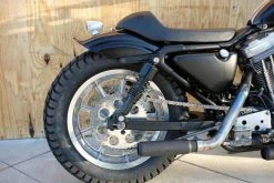 Lowbrow Customs Tsunami Fender - Raw Aluminum - 1994 - 2003 Sportsters -Biltwell Shop large 3638 lowbrow tsunami fender 435