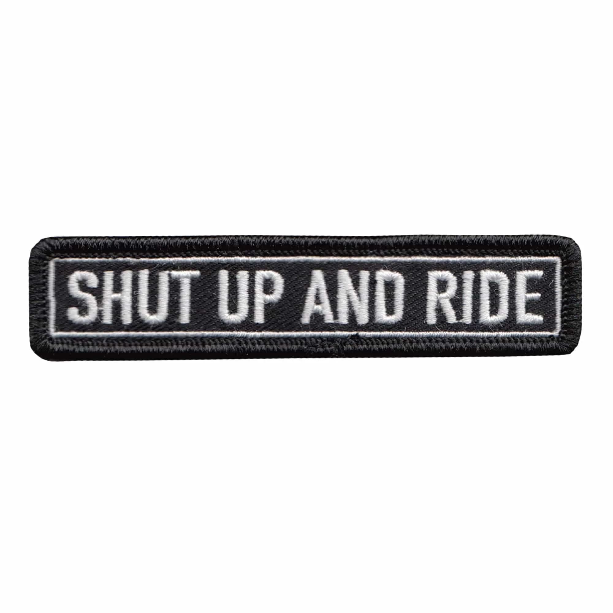 Lowbrow Customs Shut Up And Ride Patch 1 Lowbrow Customs Shut Up And Ride Patch