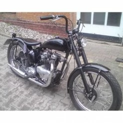 Biltwell Chumps 8 Inch Handlebars - 1 Inch - Black -Biltwell Shop large 51 biltwell chump handlebars black 1 inch bike photo 1