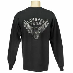 Lowbrow Customs Winged Wheel Longsleeve Shirt