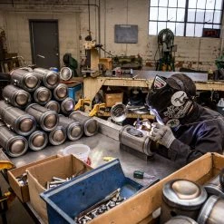 Lowbrow Customs Dimpled Steel Motorcycle Oil Tank For Triumph Choppers 19 Lowbrow Customs Dimpled Steel Motorcycle Oil Tank For Triumph Choppers -Biltwell Shop lowbrow customs oil tanks welded up 5593 1 1