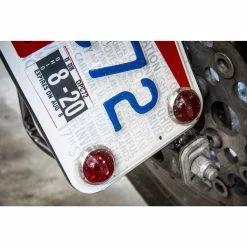 Red Fox Enterprises Glass License Plate Prism Reflector - Red 9 Red Fox Enterprises Glass License Plate Prism Reflector - Red -Biltwell Shop red fox enterprises glass license plate round reflectors web2 15 8f818d34 d77e 4602 b7e0 b44663ef393f