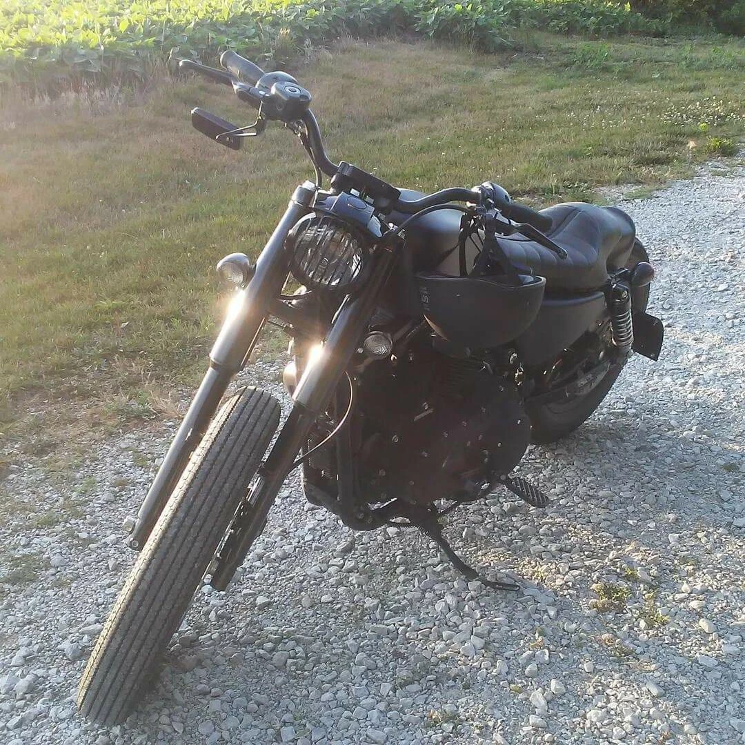 Lowbrow Customs 39mm Fork Shrouds - Raw Steel - Harley-Davidson Sportsters 13 Lowbrow Customs 39mm Fork Shrouds - Raw Steel - Harley-Davidson Sportsters - Image 13